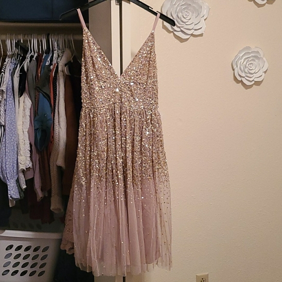 ASOS Petite Dresses & Skirts - Pink Gold Dress